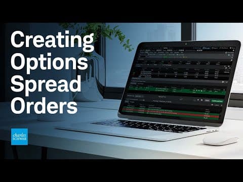How to Create Options Spread Orders on thinkorswim thumbnail