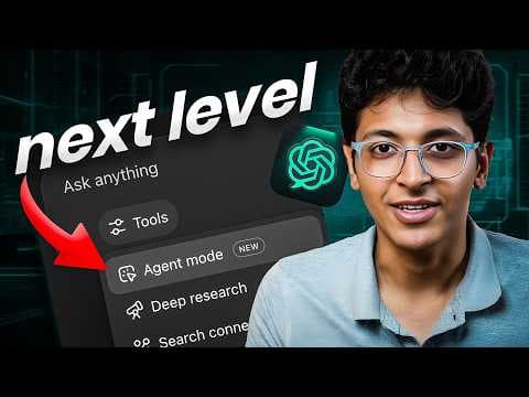 New ChatGPT Agent Will Blow Your Mind: Watch Before Everyone Else thumbnail