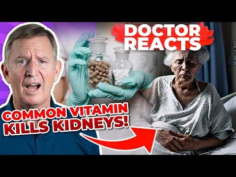 Woman Destroyed Her Kidneys (in 2 months) By Taking Common Vitamin - Doctor Reacts thumbnail