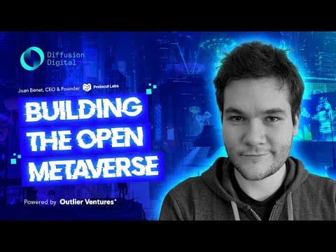 Building the Open Metaverse With Juan Benet of Protocol Labs thumbnail