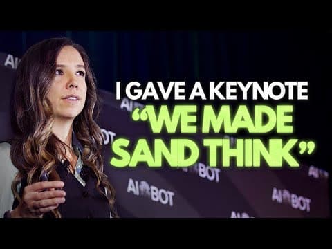 How Can Businesses Integrate AI? Julia McCoy’s “We Made Sand Think” Keynote for 500 Marketing Leaders thumbnail