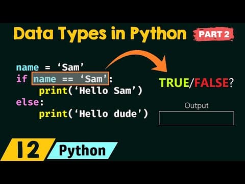 Basic Data Types in Python (Part 2) thumbnail