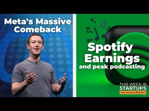 Meta’s massive comeback, FED’s latest hike, GPT-4 rumors + Spotify earnings with Lon Harris | E1671 thumbnail