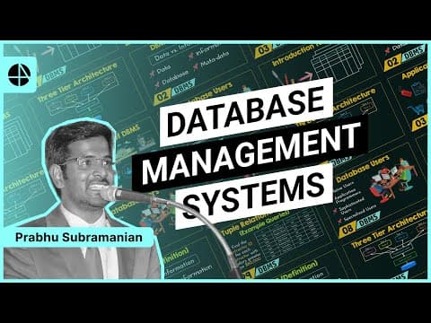 Introduction to Database Management Systems (DBMS) thumbnail
