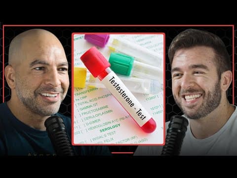 Low testosterone: diagnosis, potential causes, and treatment options | Peter Attia and Derek MPMD thumbnail