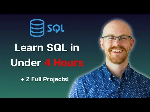 Learn SQL Beginner to Advanced in Under 4 Hours thumbnail