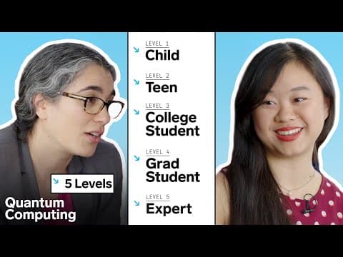 Quantum Computing Expert Explains One Concept in 5 Levels of Difficulty | WIRED thumbnail