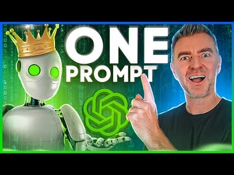 The ONE ChatGPT Prompt to Rule Them All 👑 thumbnail