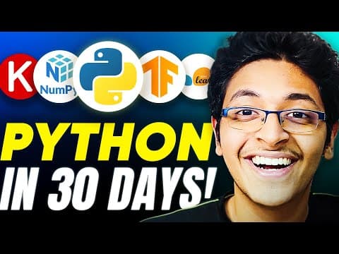 How to Learn Python in Just 30 Days? thumbnail
