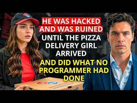 he was HACKED and was RUINED… until the PIZZA DELIVERY GIRL arrived and did what no PROGRAMMER had thumbnail