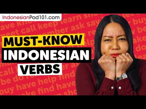 Must-Know Indonesian Verbs thumbnail