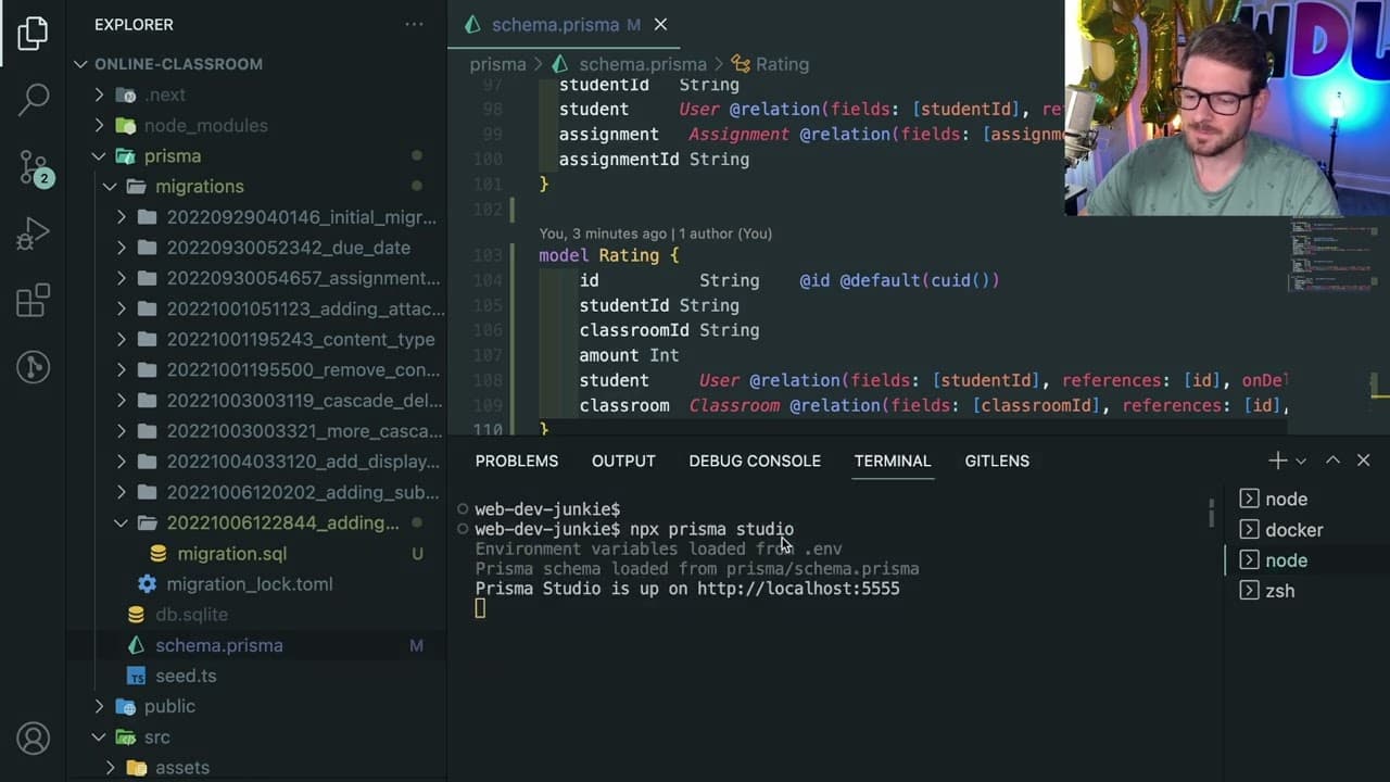 YouTube video player