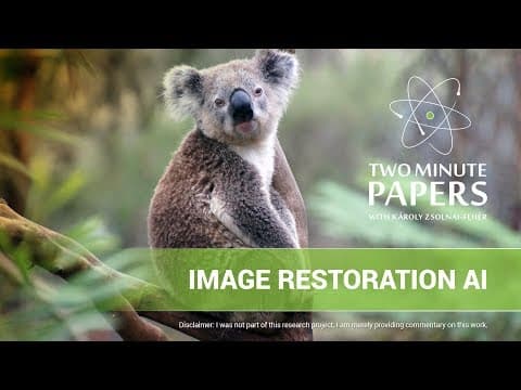 NVIDIA's Image Restoration AI: Almost Perfect! thumbnail