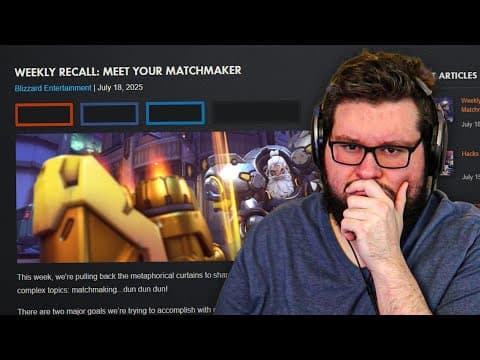 Overwatch Just Revealed How Their Matchmaking Works thumbnail