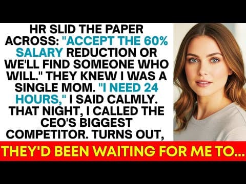HR Told Me To Accept The 60% Pay Cut Or Leave—Then I Made One Phone Call That Changed... thumbnail