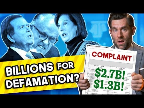 What Are the Defamation Lawsuits Against Trump and Allies? thumbnail