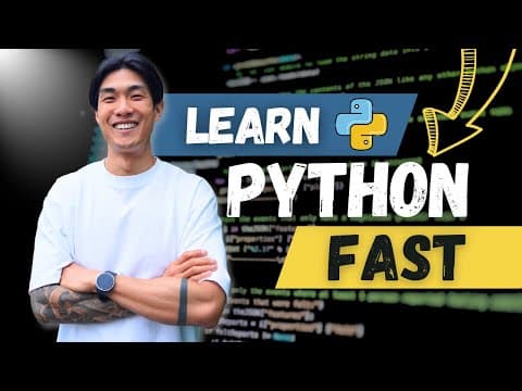 How I'd Learn PYTHON For DATA ANALYSIS | If I Had To Start Over Again in 2025 thumbnail
