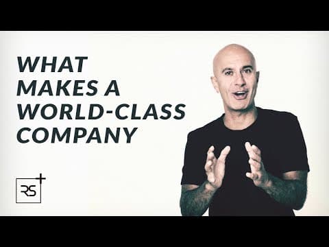 What Makes A World Class Company | Robin Sharma thumbnail