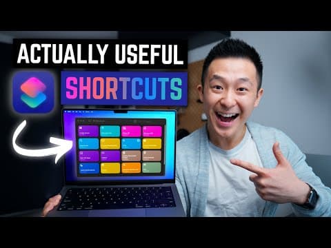 Ultimate Guide to the Shortcuts App (for the Mac)! thumbnail