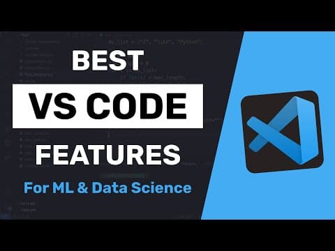3 Must Know VS Code Features for ML & Data Science! thumbnail
