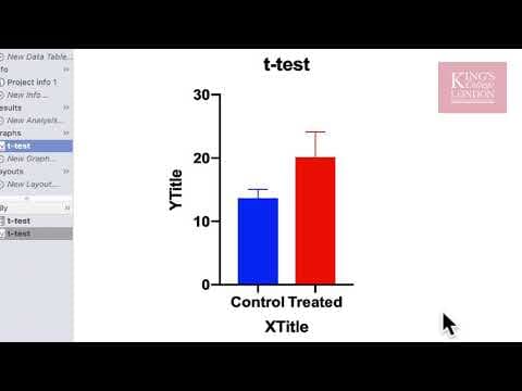 Performing a t-test in GraphPad Prism thumbnail