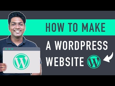 How To Make A WordPress Website - Simple & Easy thumbnail