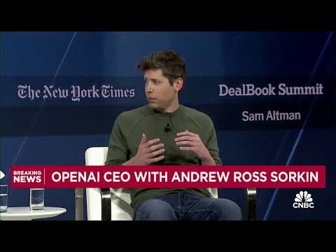 OpenAI's Altman: Here's what to expect from AI in 2025 thumbnail