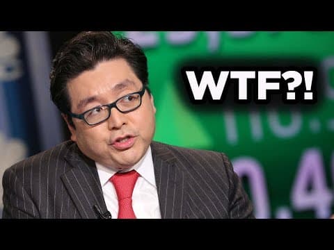 Tom Lee Just Said The UNTHINKABLE thumbnail