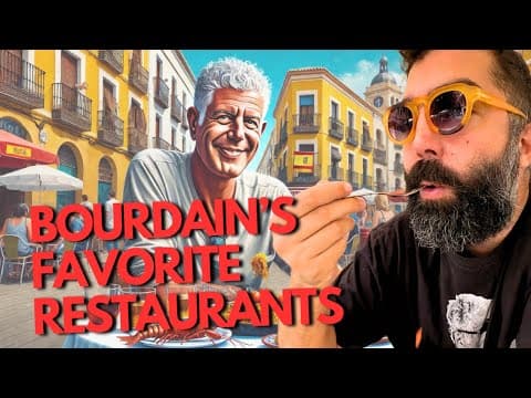 Eating At Anthony Bourdain's Favorite Restaurants In Barcelona thumbnail