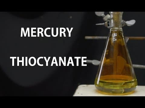 How to Synthesize Mercury Thiocyanate Safely thumbnail