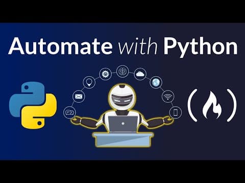 Automate with Python – Full Course for Beginners thumbnail