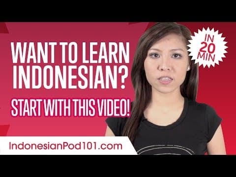 Get Started with Indonesian Like a Boss thumbnail