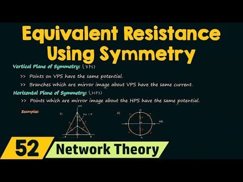 Calculation of Equivalent Resistance Using Symmetry thumbnail