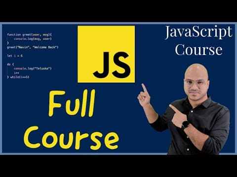 #0 JavaScript Tutorial for Beginners | Introduction thumbnail