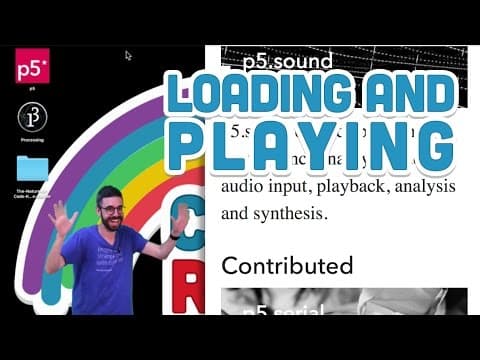 How to Load and Play Sound Files in p5.js thumbnail