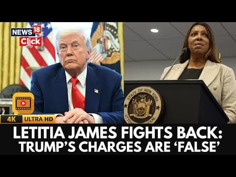 Trump’s Accusations Rejected by New York Attorney General Letitia James in Strong Statement | 4K thumbnail