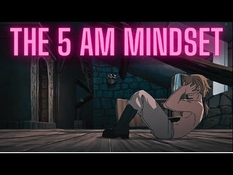 The 5 AM Mindset. thumbnail