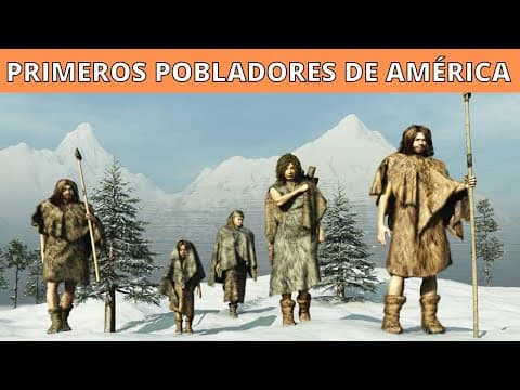 El POBLAMIENTO DE AMÉRICA: los primeros pobladores del continente (rutas y teorías) thumbnail