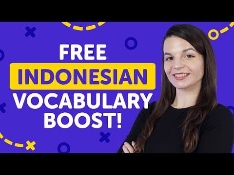 Revolutionize Your Indonesian Vocabulary with 100s of Free Lists thumbnail