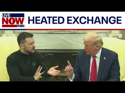 WATCH: Trump argues with Zelenskyy in Oval Office thumbnail