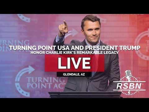 LIVE REPLAY: Turning Point USA and President Trump Honor Charlie Kirk's Remarkable Legacy - 9/21/25 thumbnail
