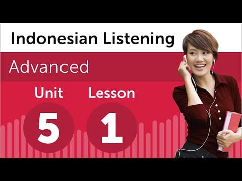 Learn Indonesian | Listening Practice - Posting a Package in Indonesia thumbnail