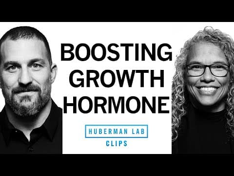 How to Boost Your Growth Hormone with Sleep | Dr. Gina Poe & Dr. Andrew Huberman thumbnail