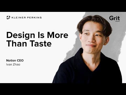 How Notion Reimagined Productivity Tools | Ivan Zhao thumbnail