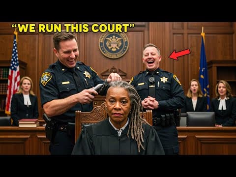 Cops Shave Black Judge's Hair, Unaware She Is The Presiding Judge On Their Case thumbnail