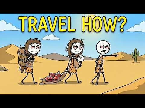 How did ancient humans travel across oceans and lands? thumbnail