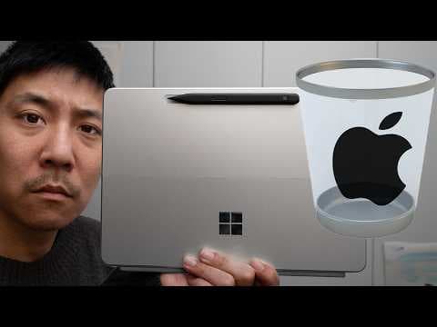 Can a 20 Year Apple User Really Switch to Windows? My Honest Experience (Surface Pro 12 inch + PC) thumbnail