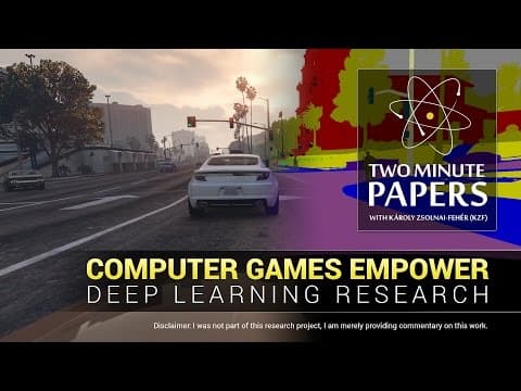 How Can Video Games Improve Deep Learning Datasets? thumbnail