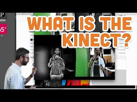 12.1: What is the Kinect? - Kinect and Processing Tutorial thumbnail