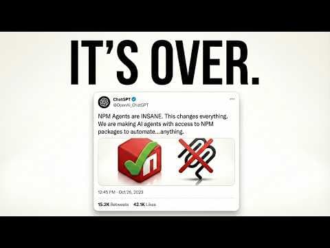 FORGET MCPS: You NEED To Try NPM AI Agents (INSANE) thumbnail